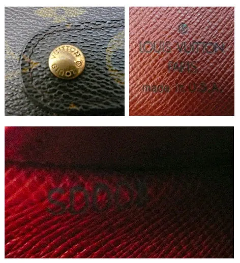 Authentic Louis Vuitton Large Compact Zippe Monogram Wallet