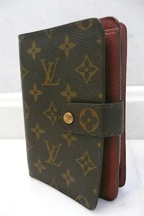 Authentic Louis Vuitton Large Compact Zippe Monogram Wallet