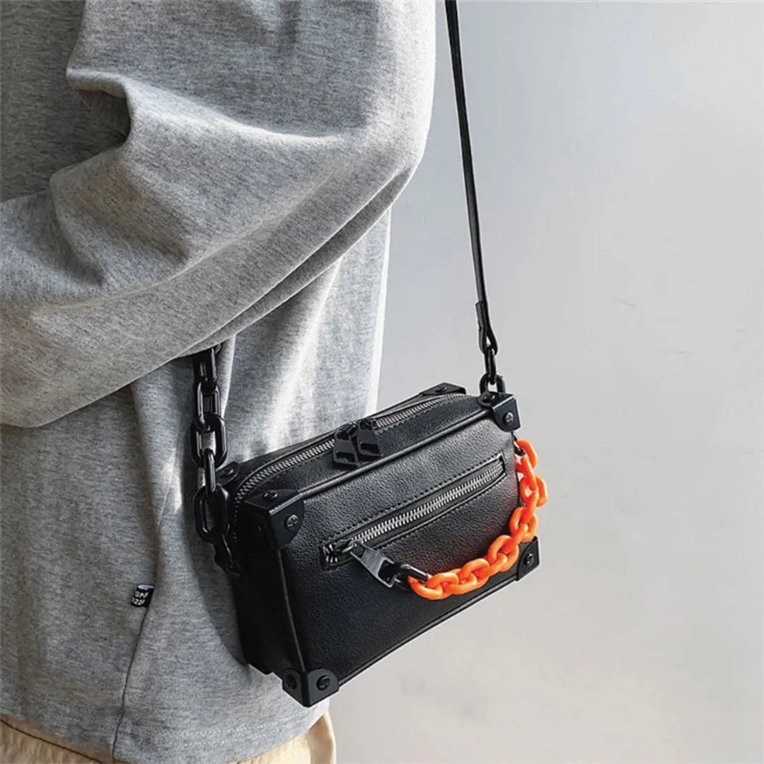 Black Crossbody Satchel