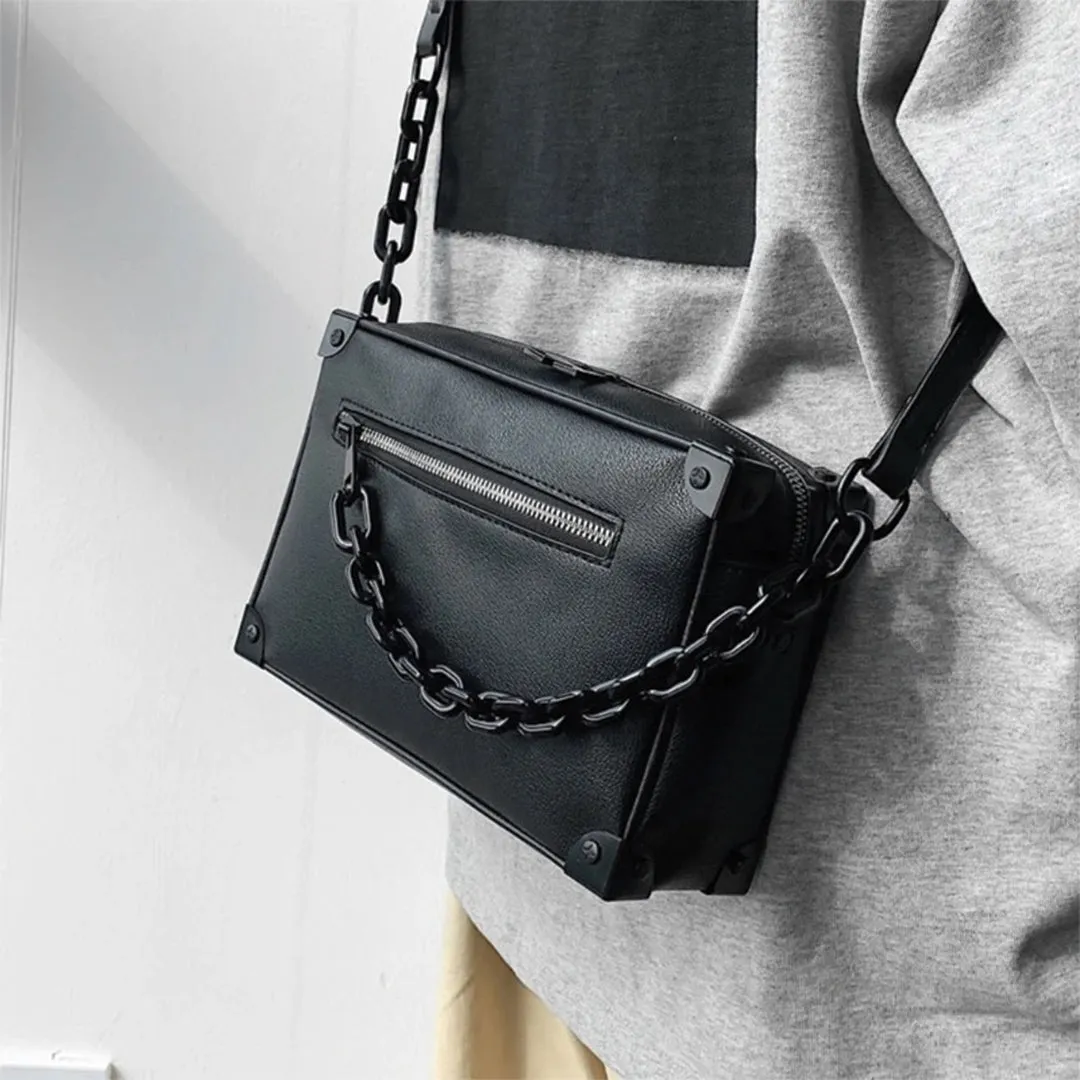 Black Crossbody Satchel