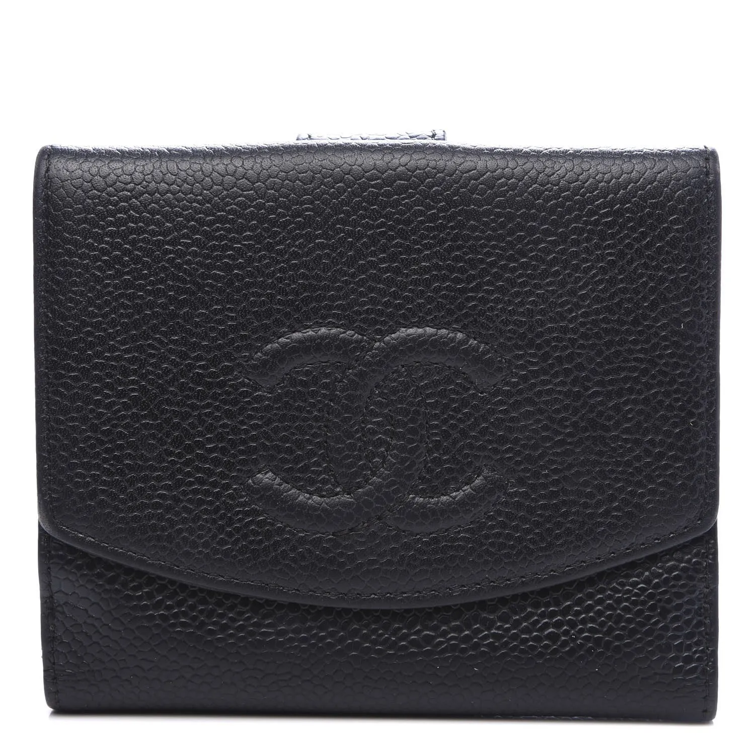 Caviar Compact French Wallet