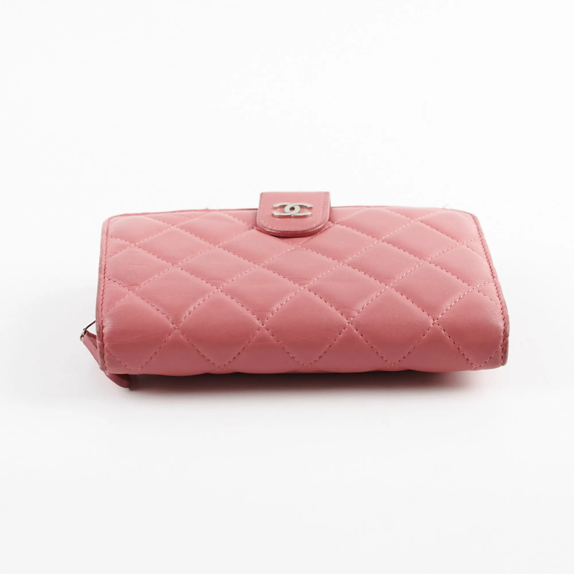 Chanel Compact Wallet Pink