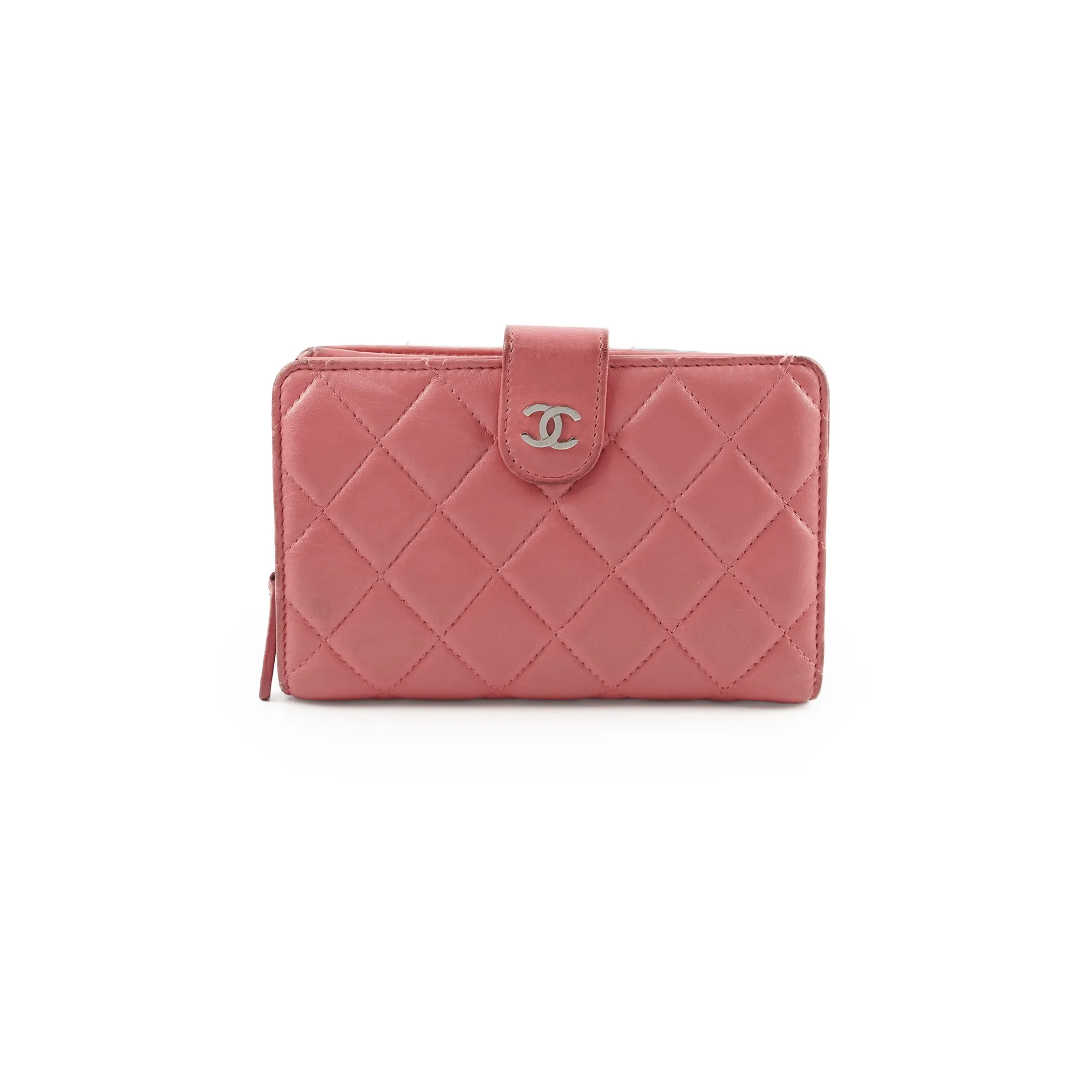 Chanel Compact Wallet Pink