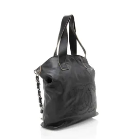 Chanel Leather Soft Edgy Tote - FINAL SALE (SHF-17097)