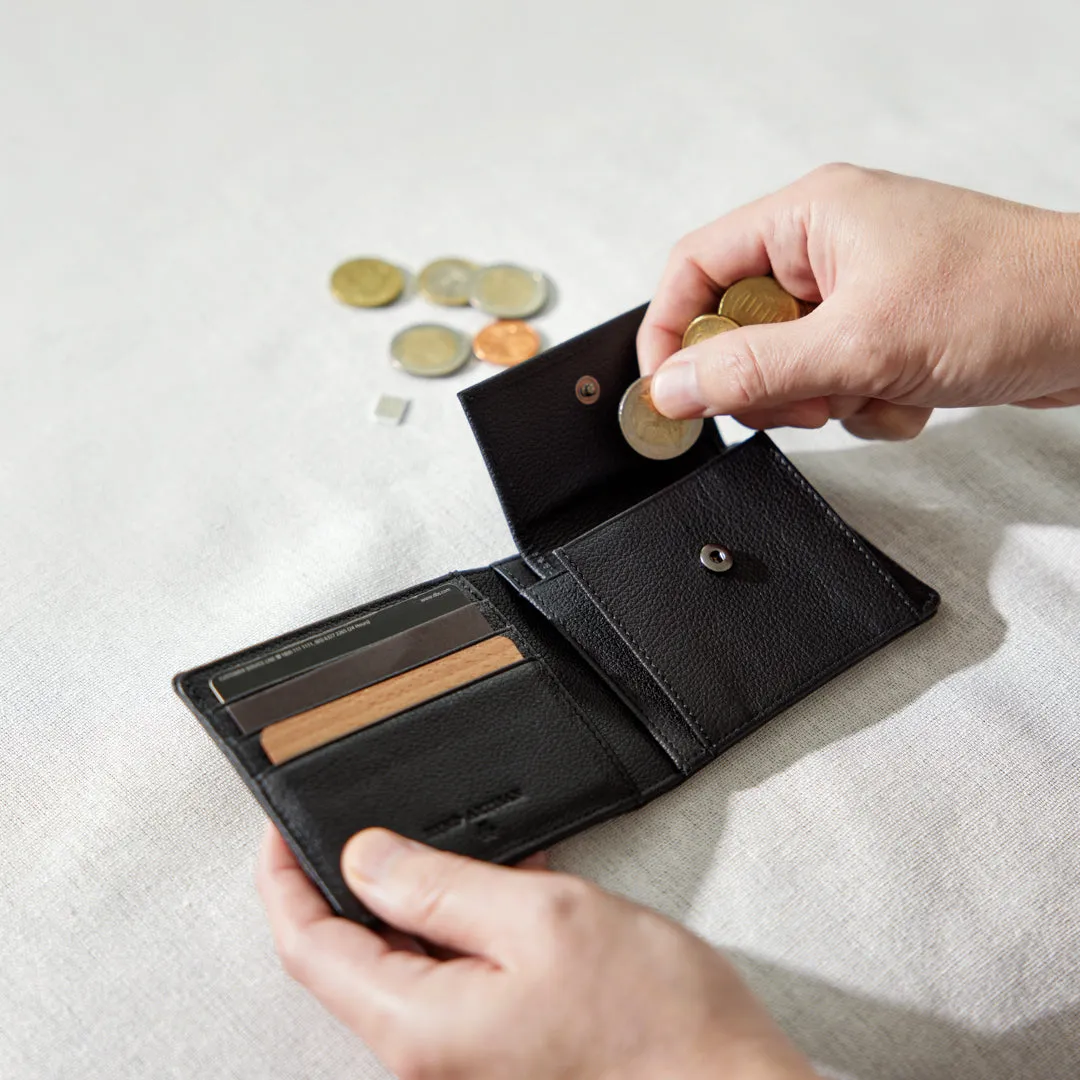 Compact Wallet with Coin Pouch