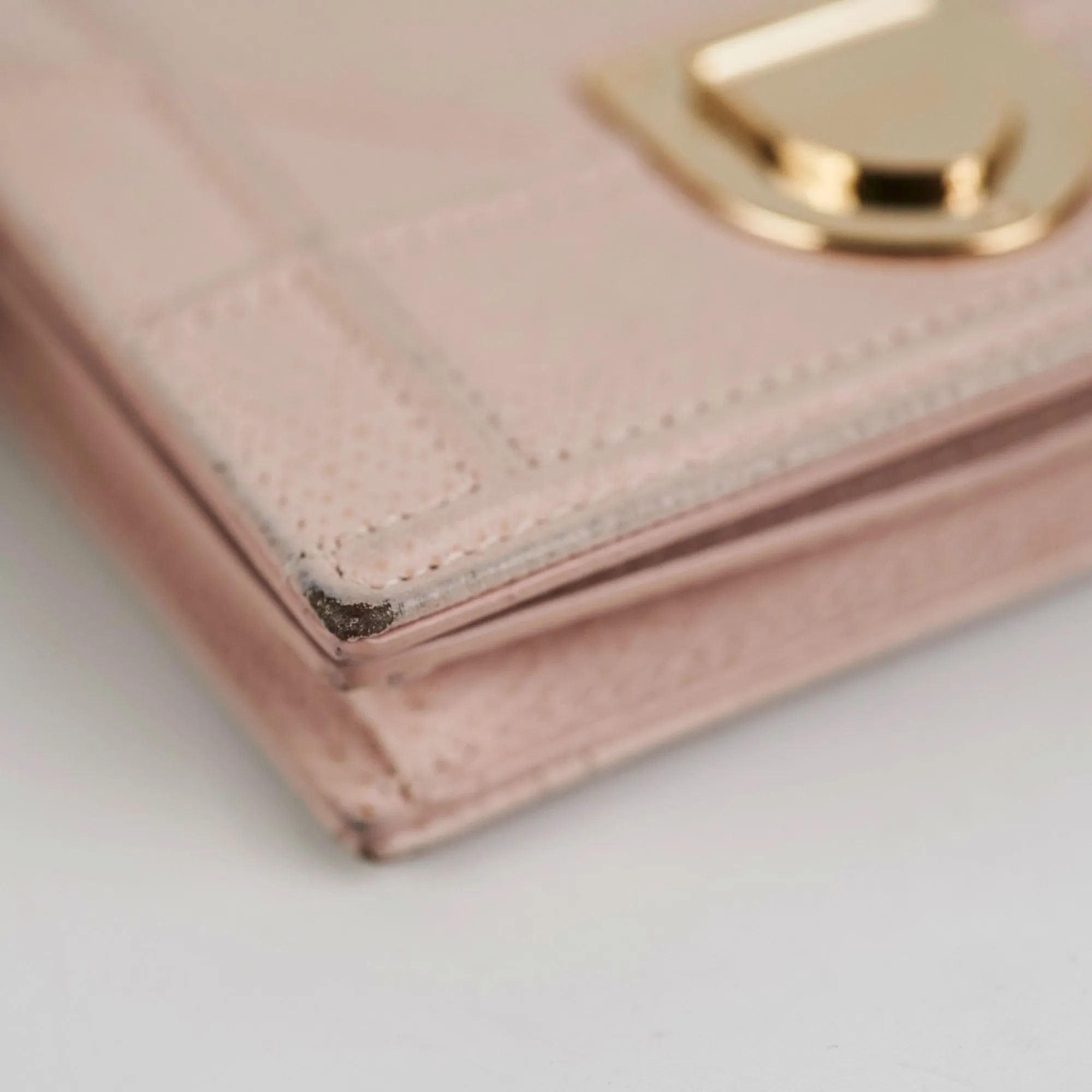 Dior Compact Wallet Pink