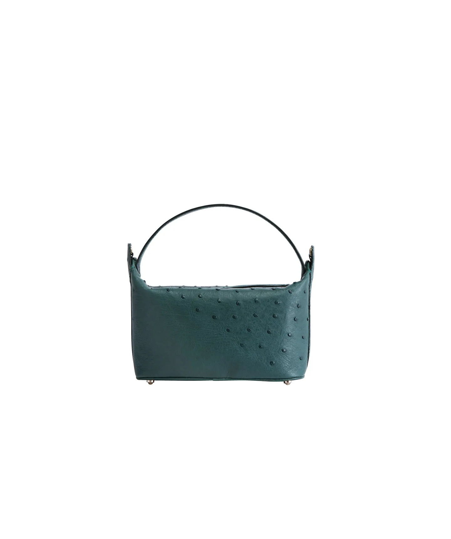 Emerald Green Ostrich | Mini 'Mpumelelo' Bag