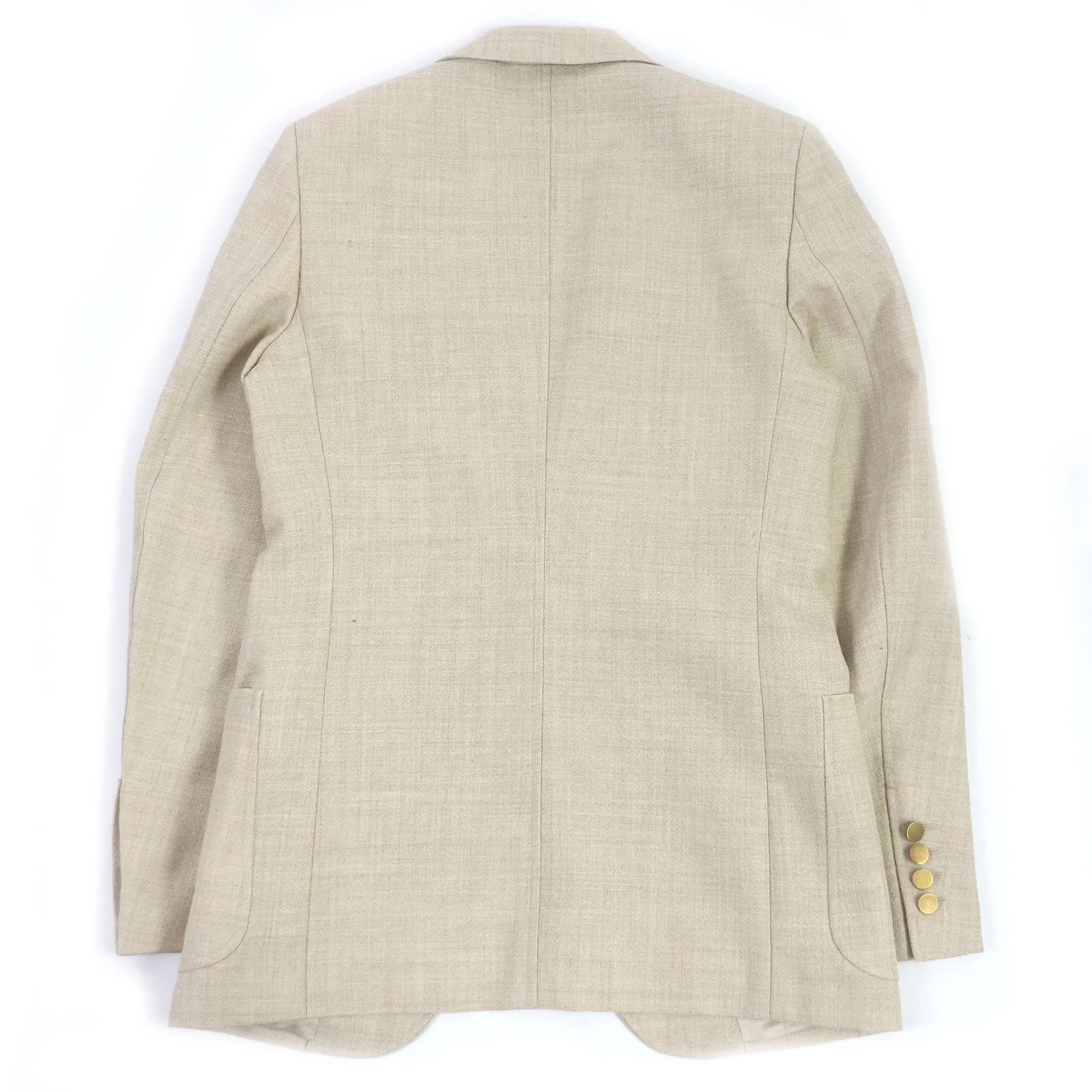 GUCCI tailored jacket 623122 Outer: 100% wool, Lining: 100% rayon light beige mens 44 Used