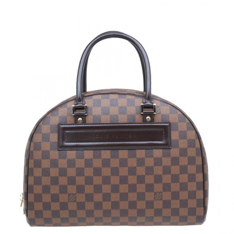 Louis Vuitton Damier Ebene Canvas Nolita Satchel Bag