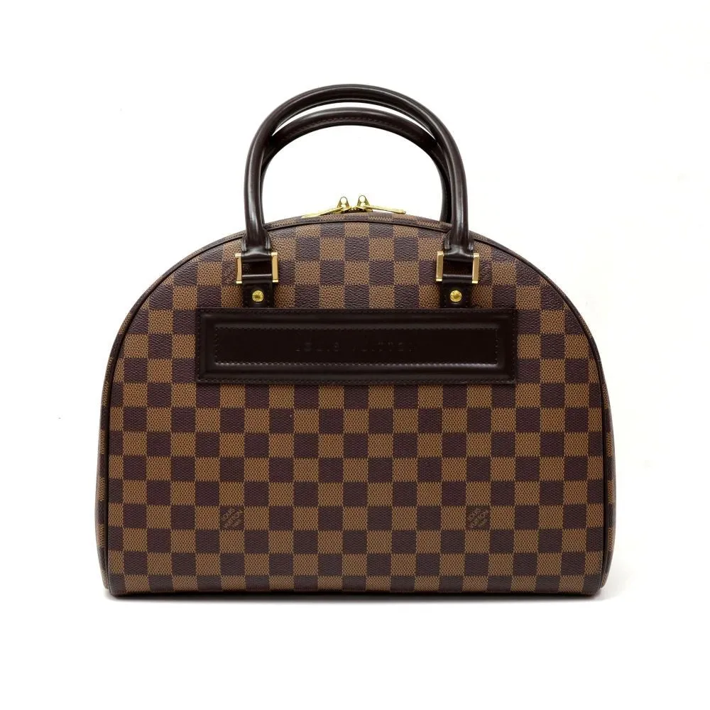 Louis Vuitton Damier Ebene Canvas Nolita Satchel Bag