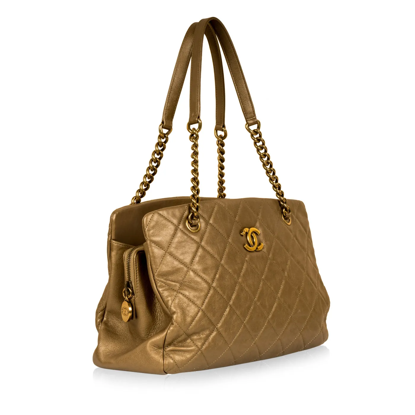 Metallic Gold Shoulder Bag