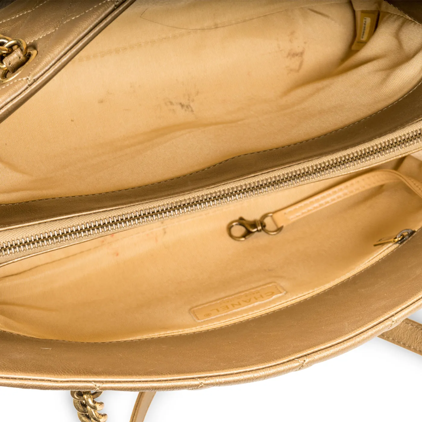 Metallic Gold Shoulder Bag