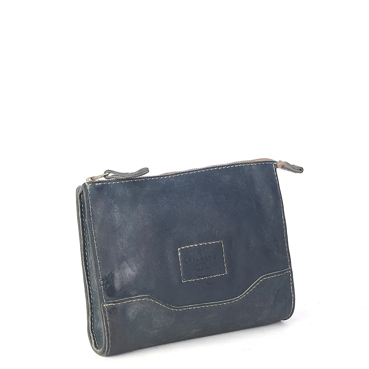 Stone-Washed Utility Pouch No.194 | Indigo