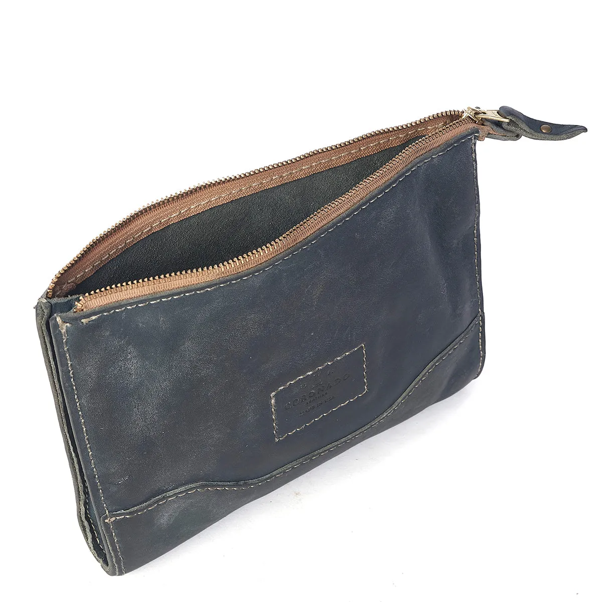 Stone-Washed Utility Pouch No.194 | Indigo