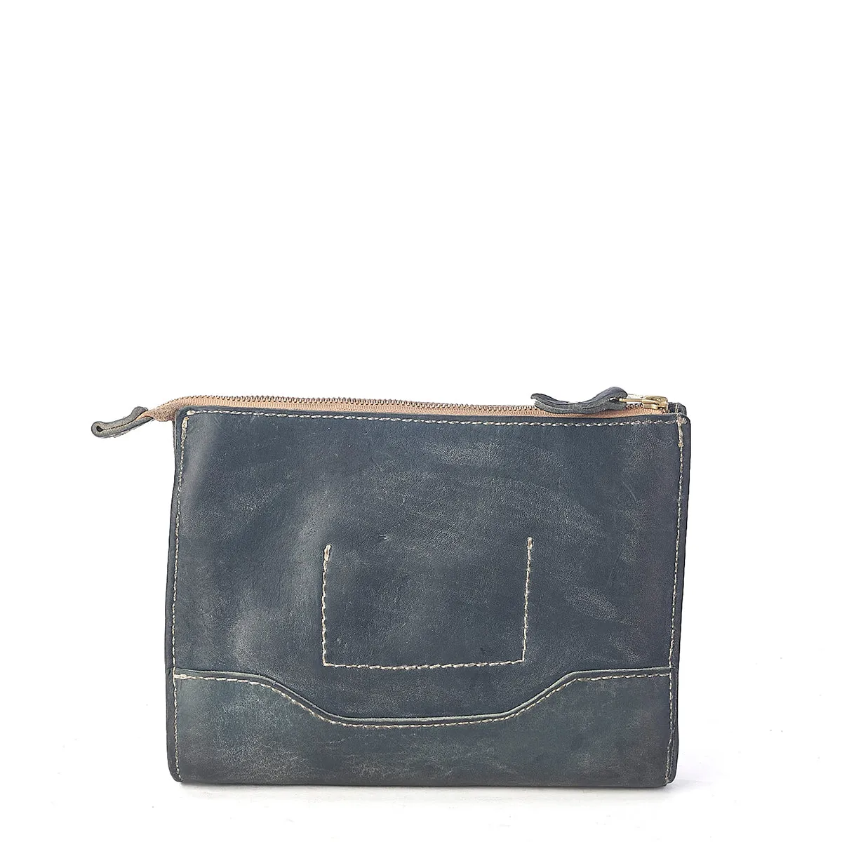 Stone-Washed Utility Pouch No.194 | Indigo