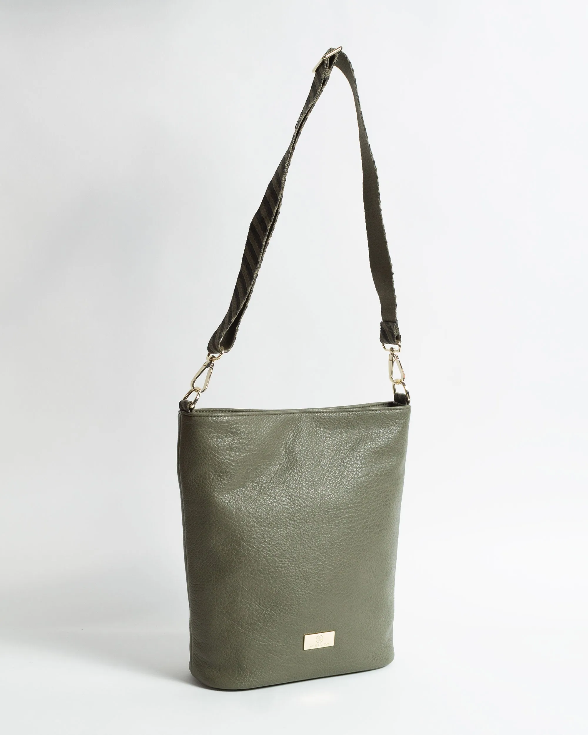 Strapped Shoulder Bag - Army