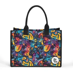 The Tote Bag - Black Grunge