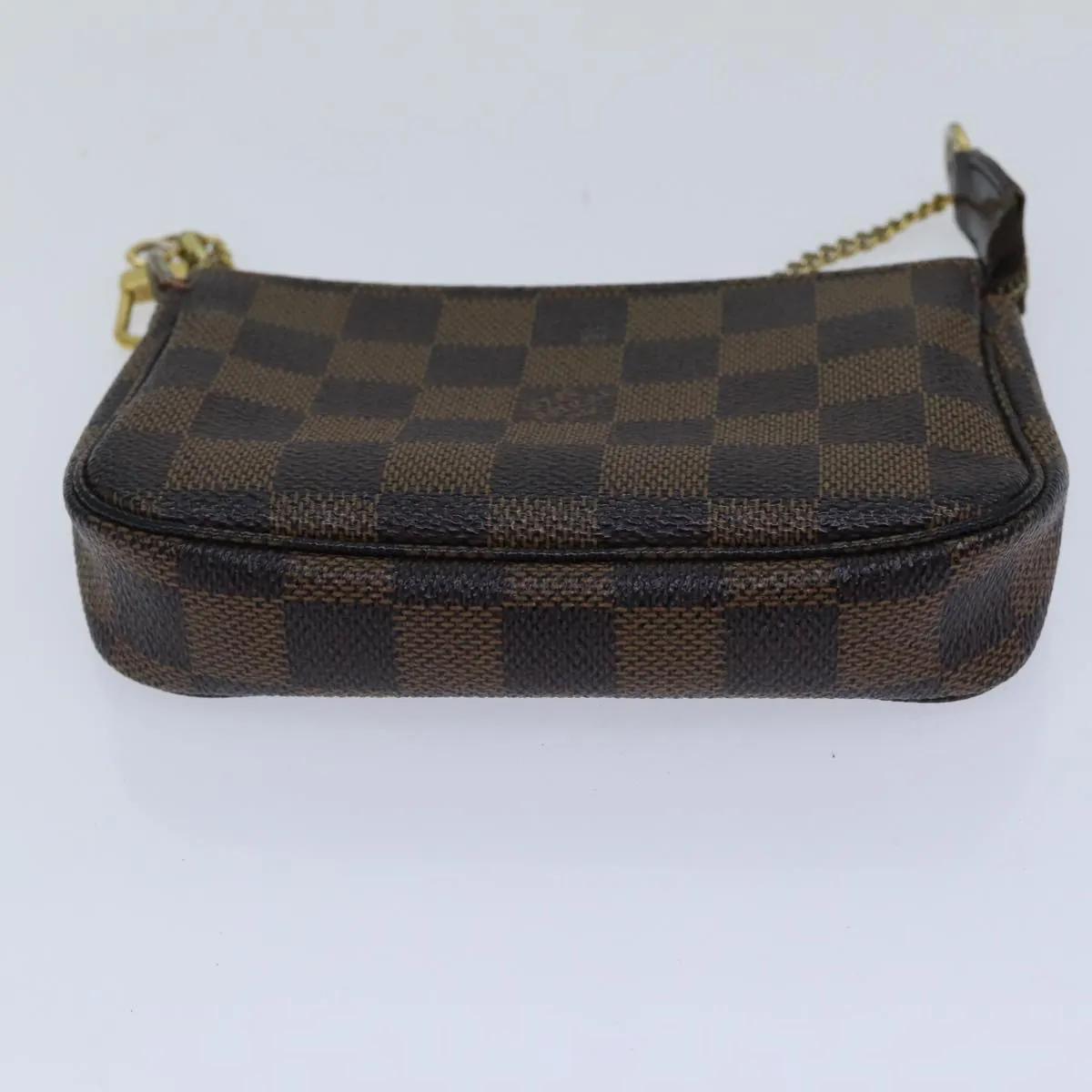 Trendy Inspired Louis Vuitton Damier Ebene Mini Pochette Accessoires Pouch N58009 Lv Auth 89290