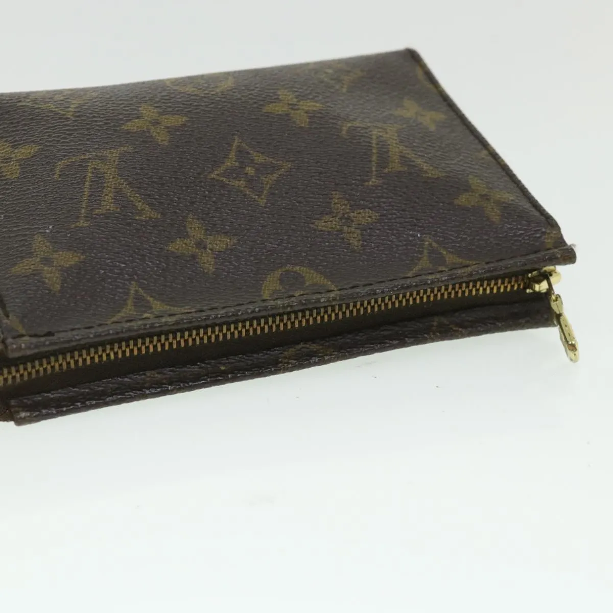 Trendy Inspired Louis Vuitton Monogram Poche Toilette 15 Pouch M47546 Lv Auth 56172