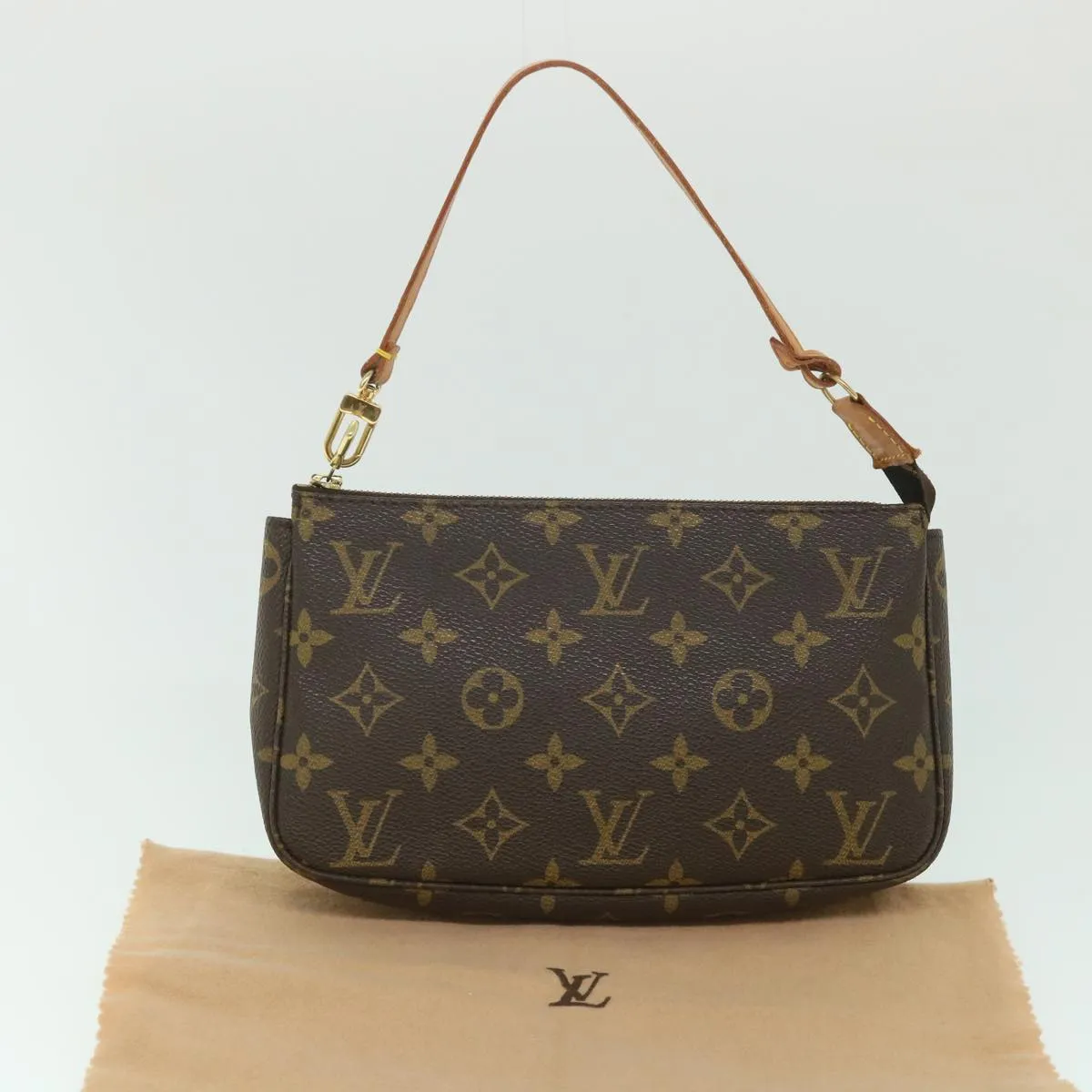 Trendy Inspired Louis Vuitton Monogram Pochette Accessoires Pouch M51980 Lv Auth Yk8850